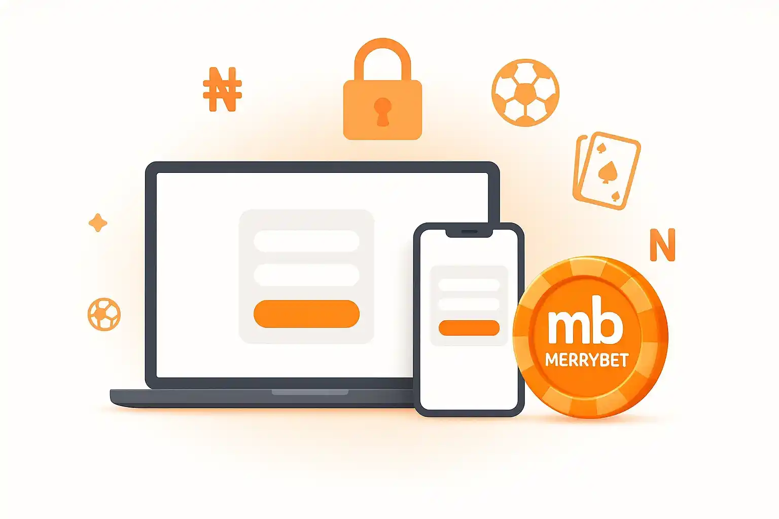 MerryBet Login Illustration